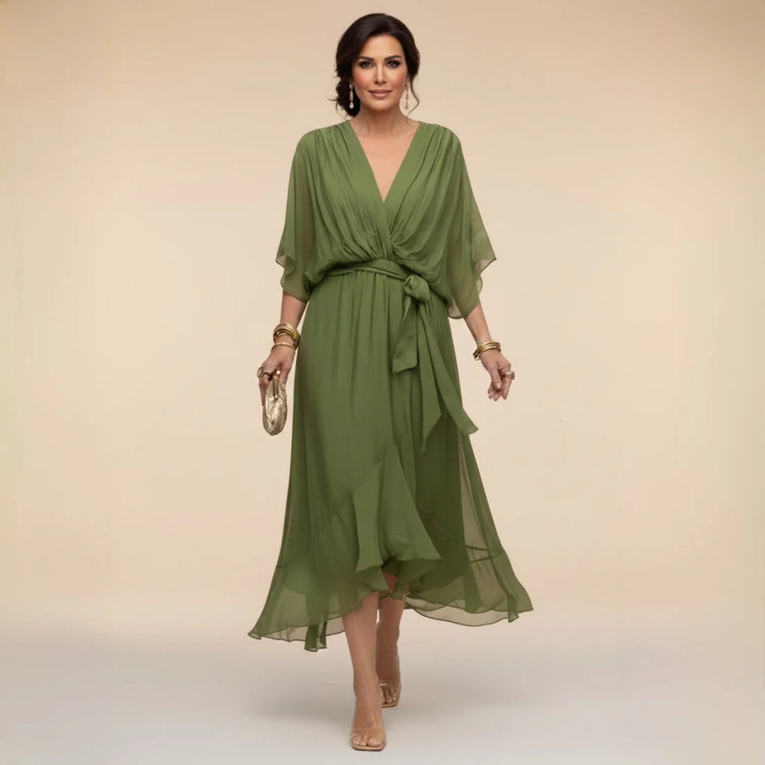 Victoria - Vestido de Chiffon - Silueta Perfecta