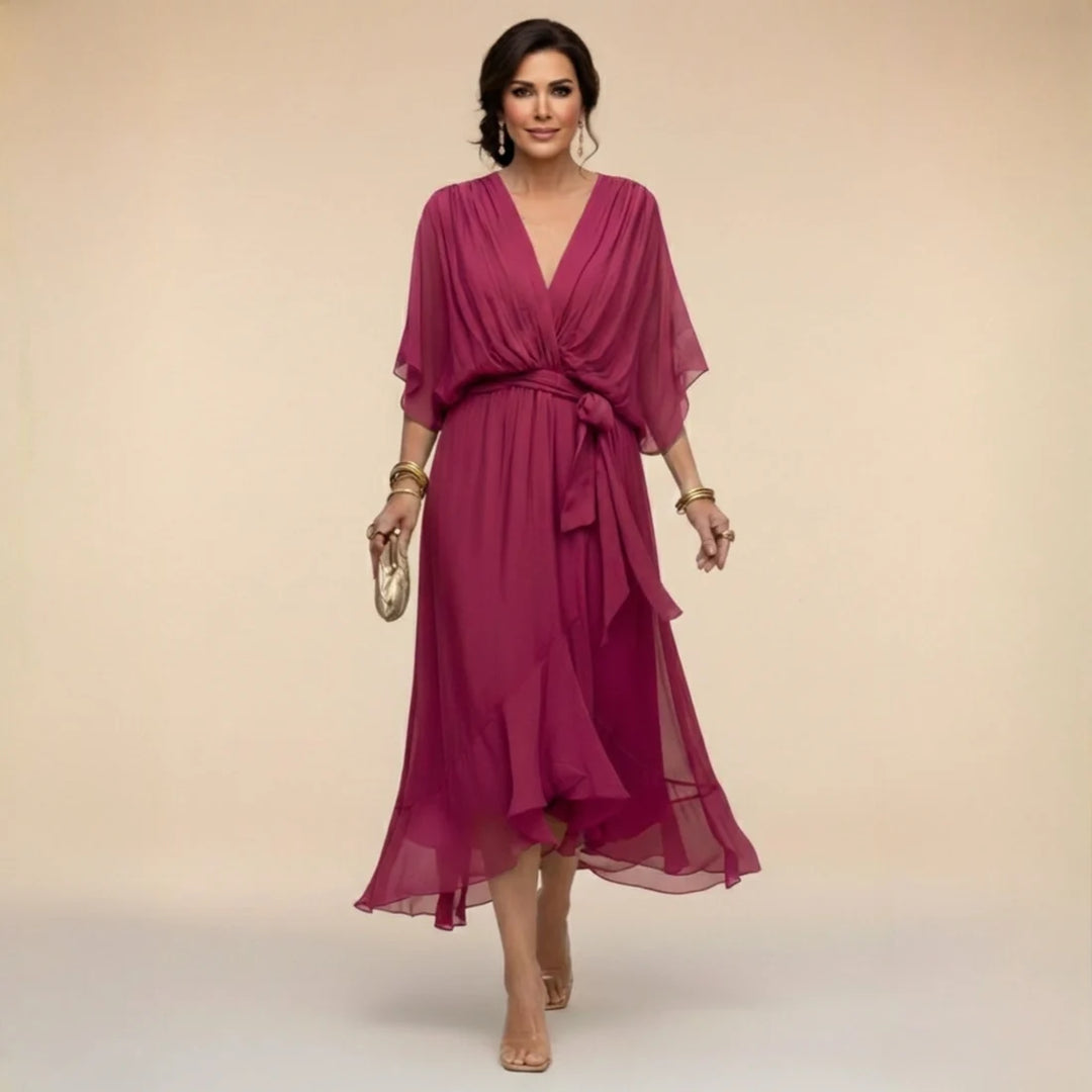 Victoria - Vestido de Chiffon - Silueta Perfecta