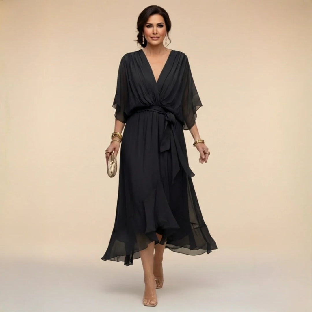 Victoria - Vestido de Chiffon - Silueta Perfecta