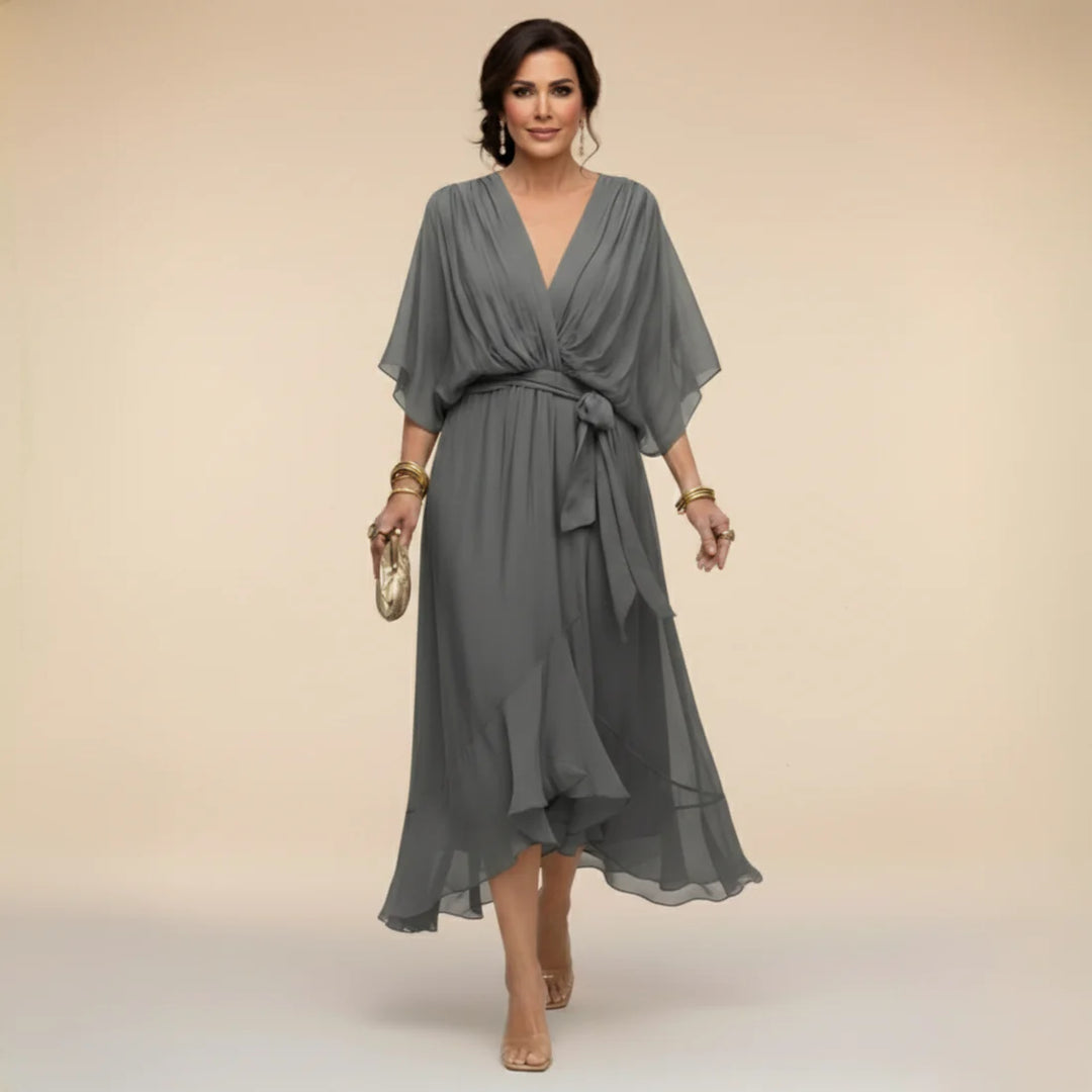 Victoria - Vestido de Chiffon - Silueta Perfecta