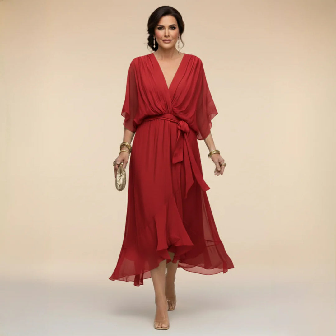 Victoria - Vestido de Chiffon - Silueta Perfecta