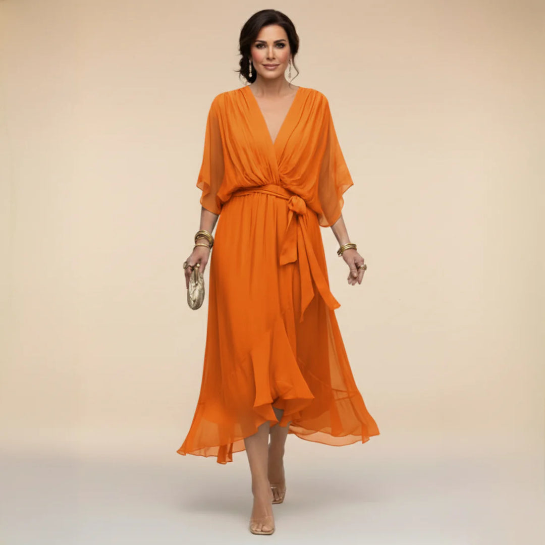 Victoria - Vestido de Chiffon - Silueta Perfecta
