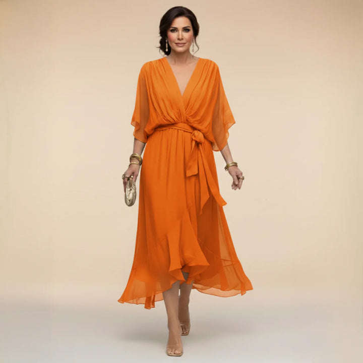Victoria - Vestido de Chiffon - Silueta Perfecta